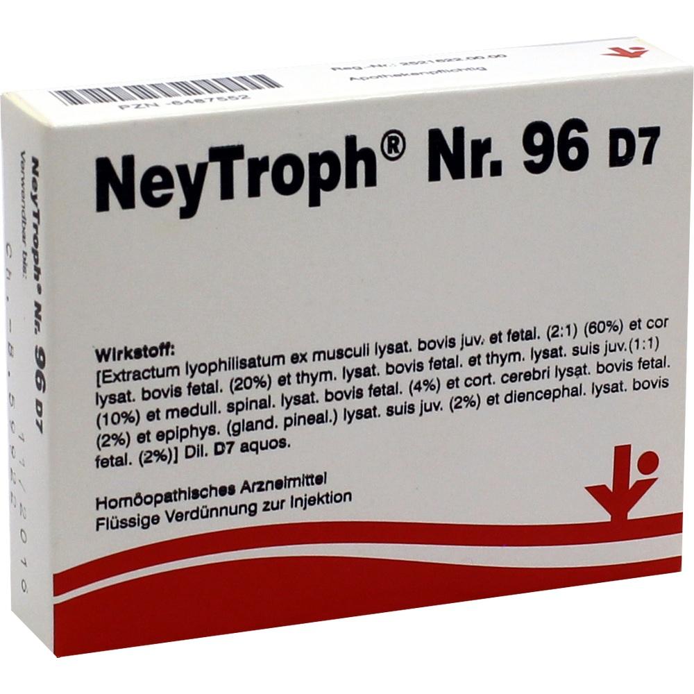 NEYTROPH Nr.96 D 7 Ampullen 5X2 ml Ampullen