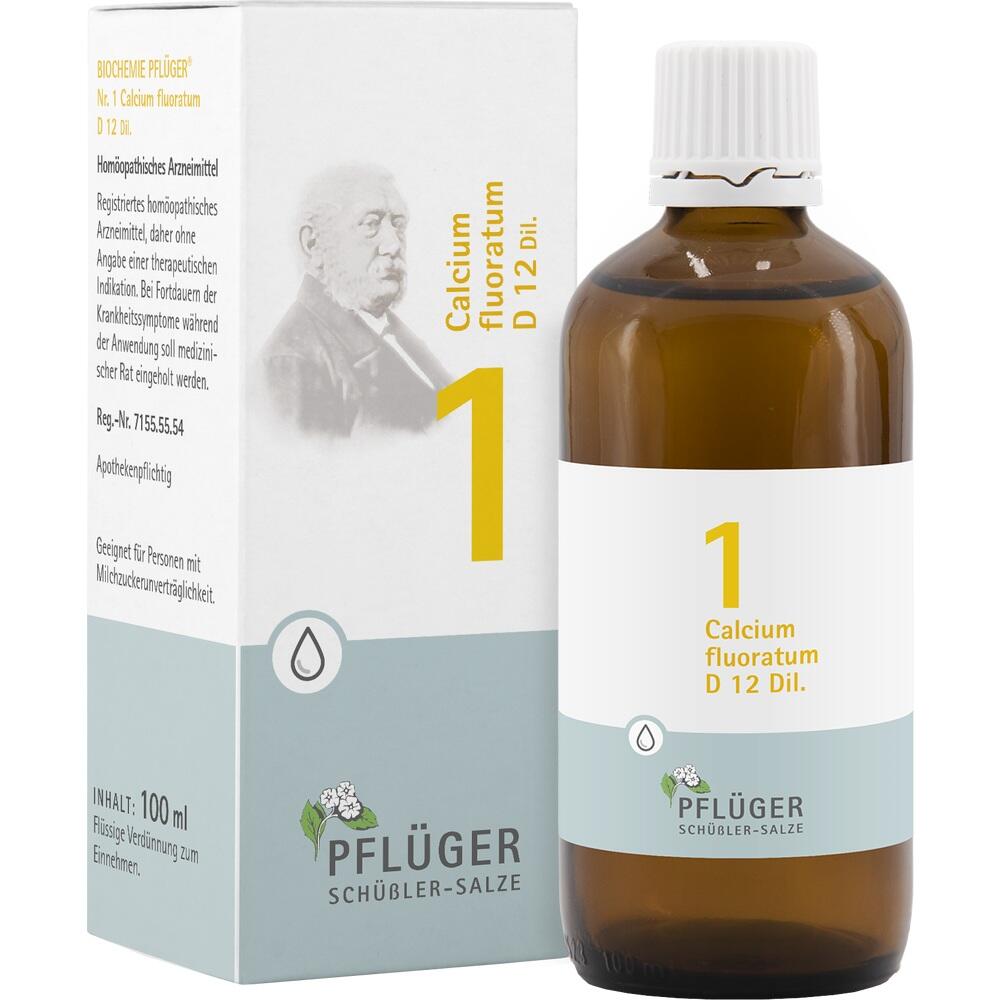 Schüßler-Salz Nr. 1 Calcium fluoratum D12 100 ml Tropfen
