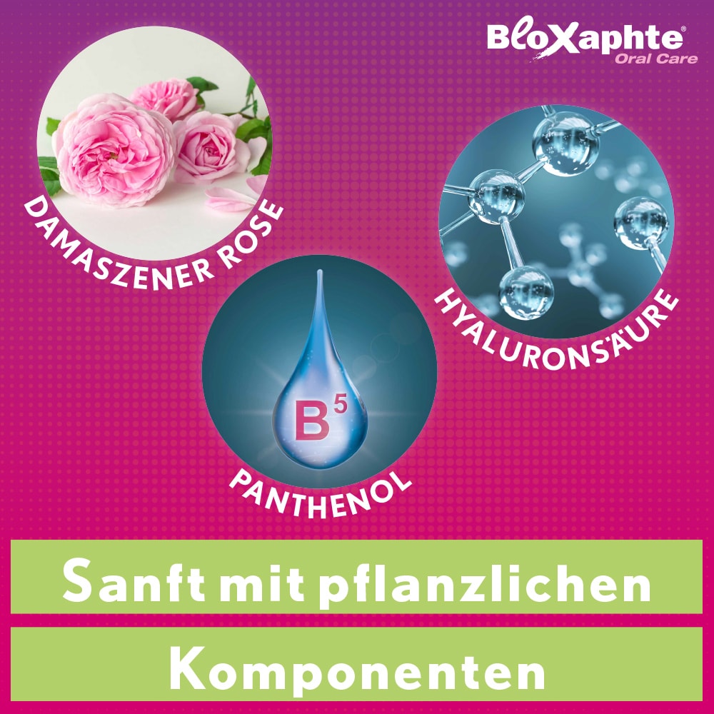 Bloxaphte Oral Care Mundspülung bei Aphthen und Verletzungen im Mund 100 ml Mundwasser