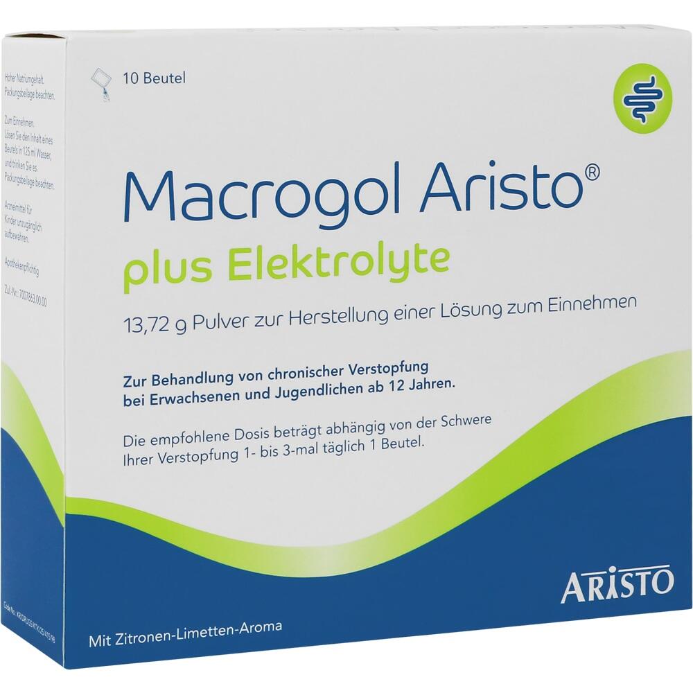 Macrogol Aristo plus Elektrolyte 10 St Pulver zur Herstellung einer Lösung zum Einnehmen