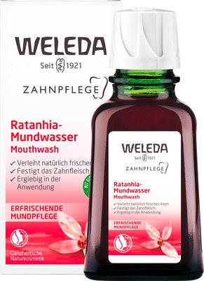 WELEDA Ratanhia Mundwasser 50 ml Mundwasser