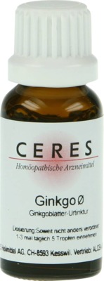 CERES Ginkgo Urtinktur 20 ml Tropfen