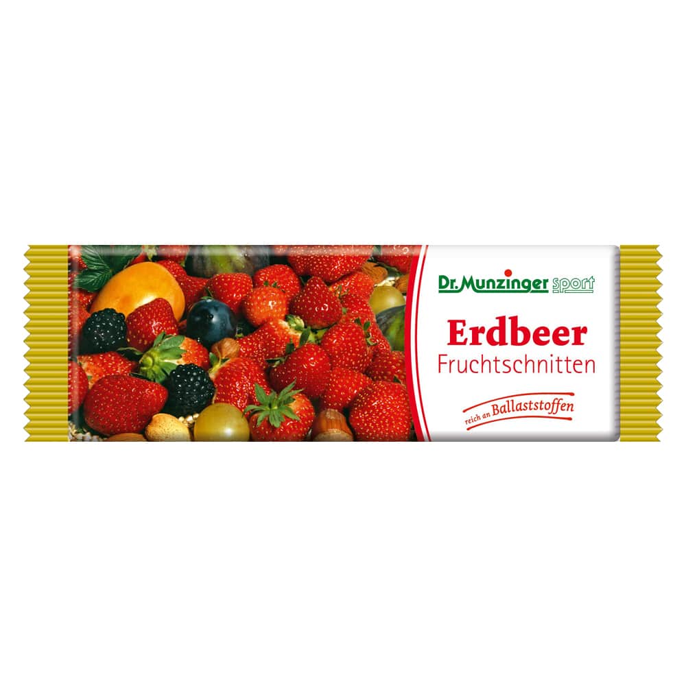 DR.MUNZINGER Fruchtschnitte Erdbeere 50 g