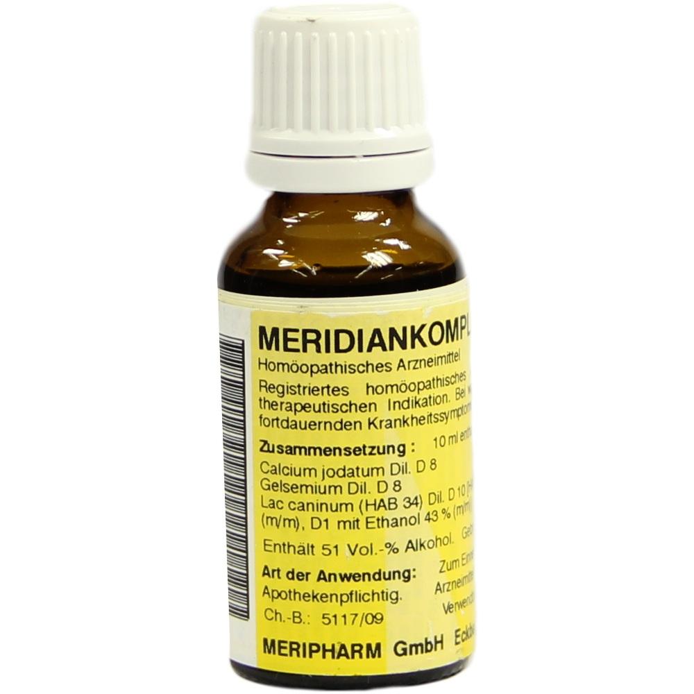 MERIDIANKOMPLEX 15 Tropfen zum Einnehmen 20 ml Mischung