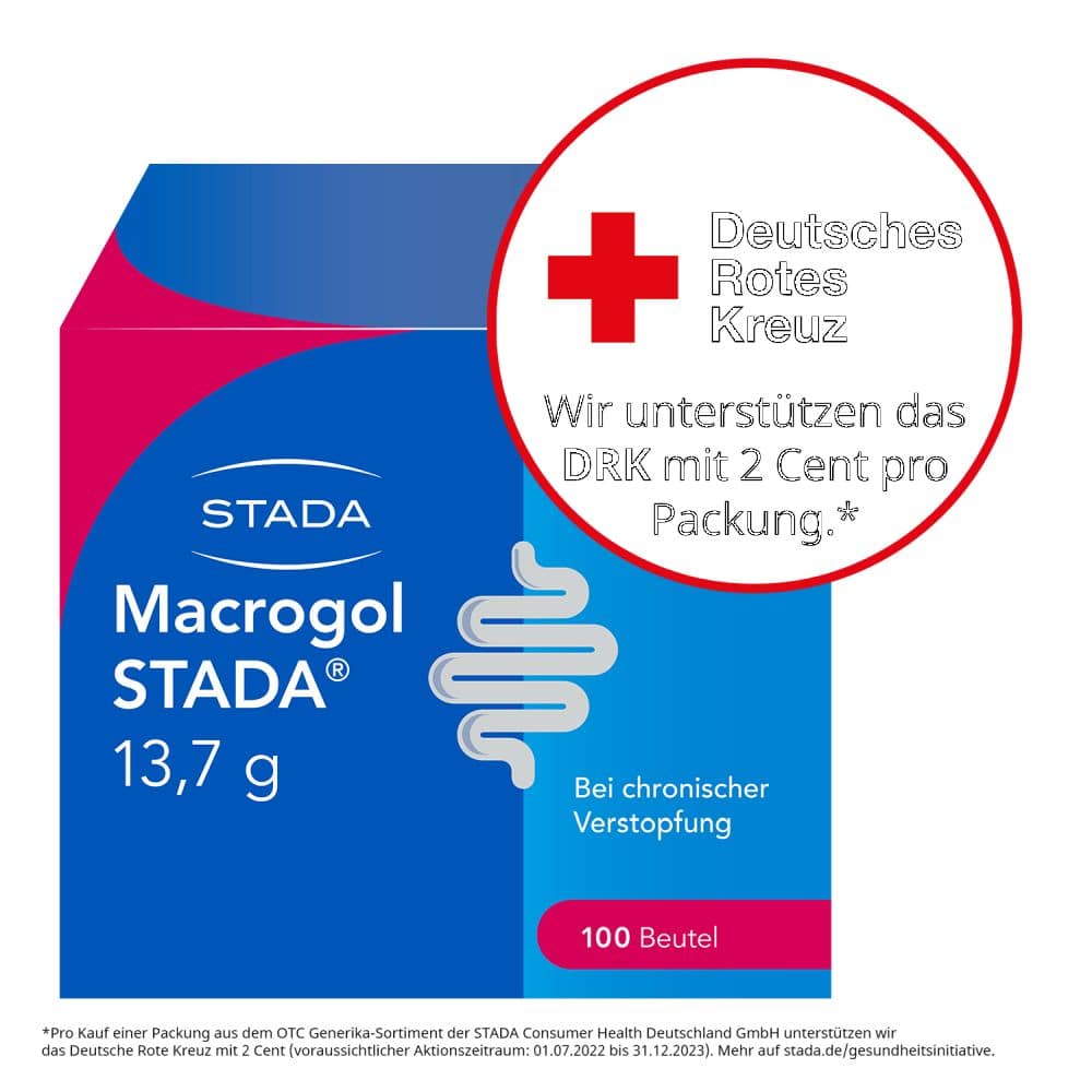 Macrogol STADA 100 St Pulver zur Herstellung einer Lösung zum Einnehmen