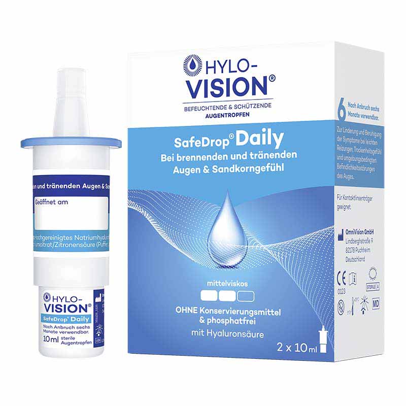 HYLO-VISION SafeDrop Daily 2X10 ml Augentropfen