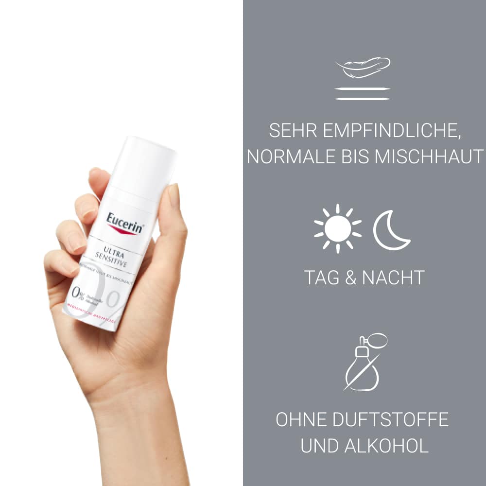 Eucerin UltraSensitive Beruhigende Pflege für normale Haut bis Mischhaut Creme  50 ml Creme