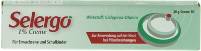 Selergo 1% Creme bei Fuß- und Hautpilz 20 g Creme