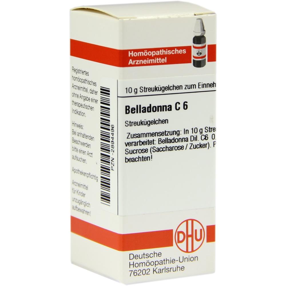 BELLADONNA C 6 Globuli 10 g Globuli