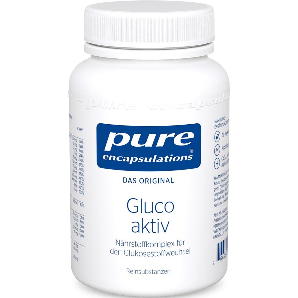 pure encapsulations Gluco aktiv   60 St Kapseln