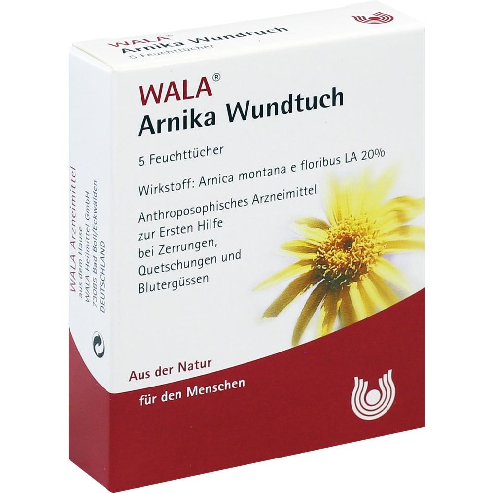WALA Arnika Wundtuch 5 St Tücher