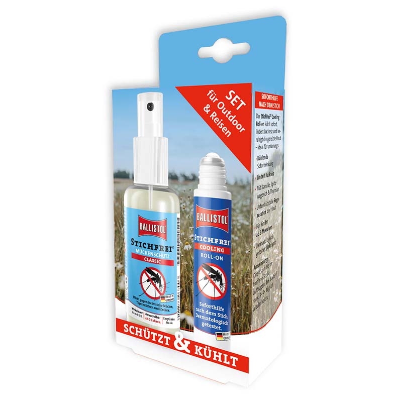 SET für Outdoor & Reisen BALLISTOL STICHFREI SCHÜTZT & KÜHLT 1 St