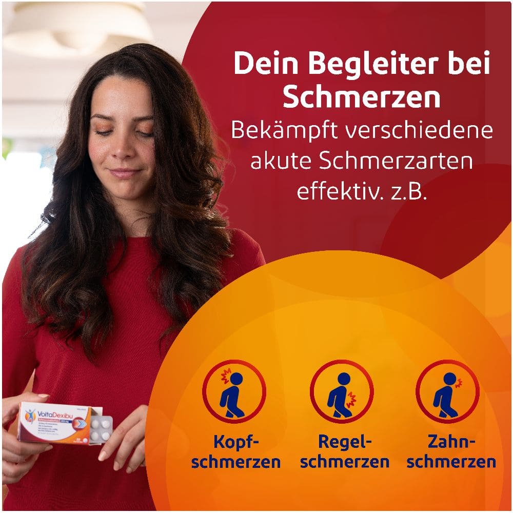 VoltaDexibu Schmerztabletten 200 mg 10 St Filmtabletten