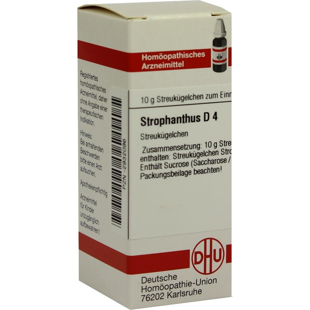 STROPHANTHUS D 4 Globuli 10 g Globuli