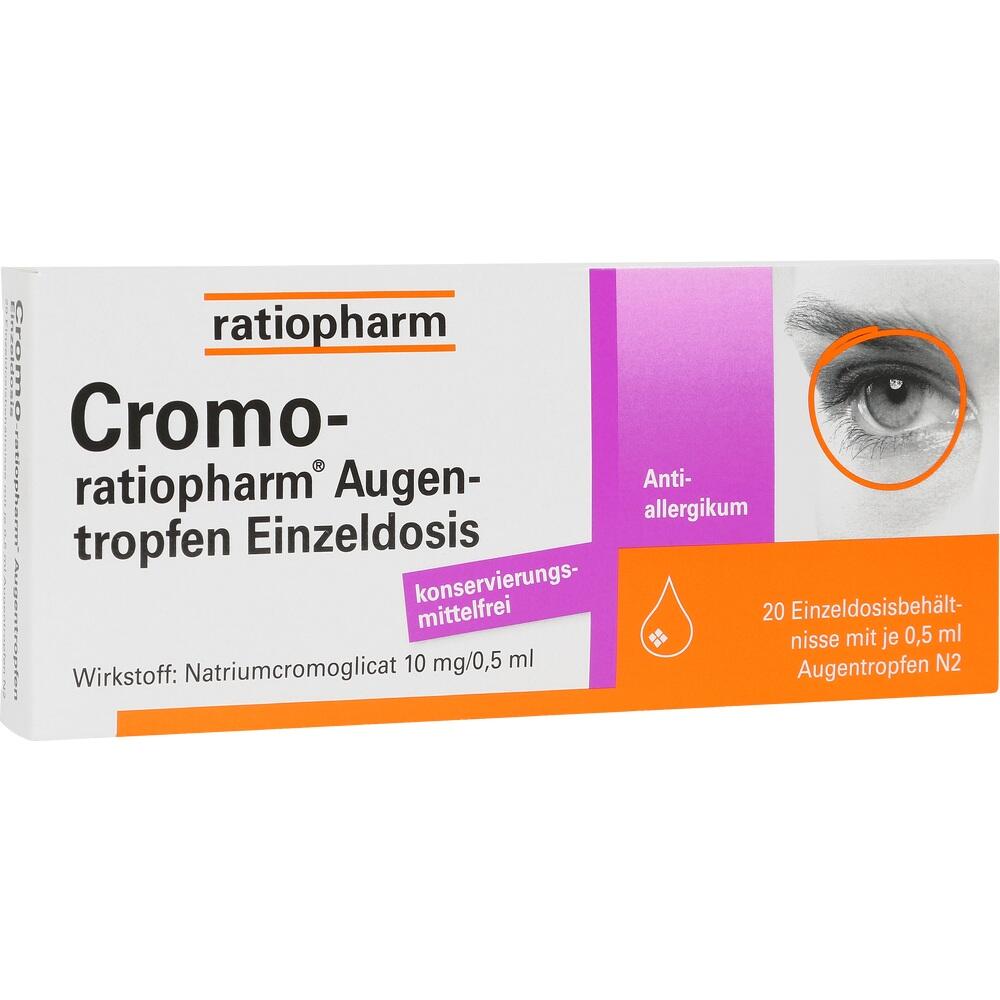 Cromo-ratiopharm Augentropfen Einzeldosis 20X0.5 ml Augentropfen
