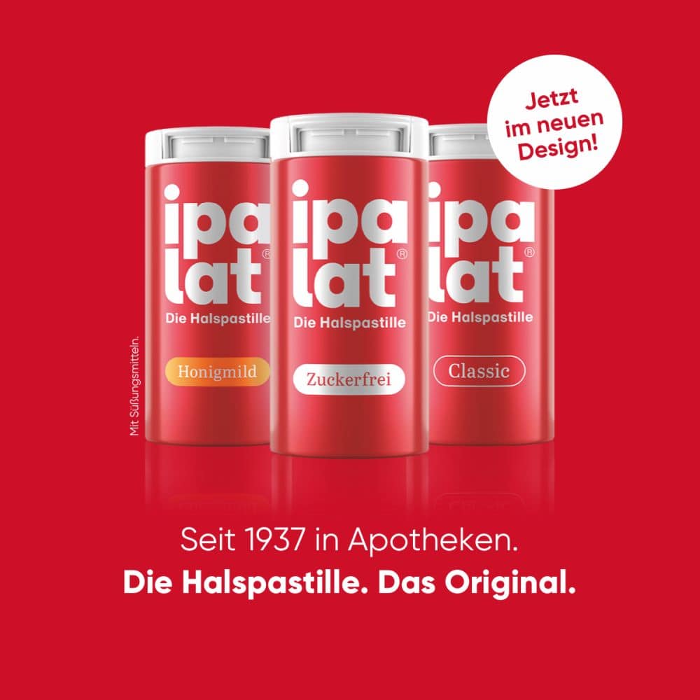 ipalat Halspastillen Zuckerfrei 40 St Pastillen