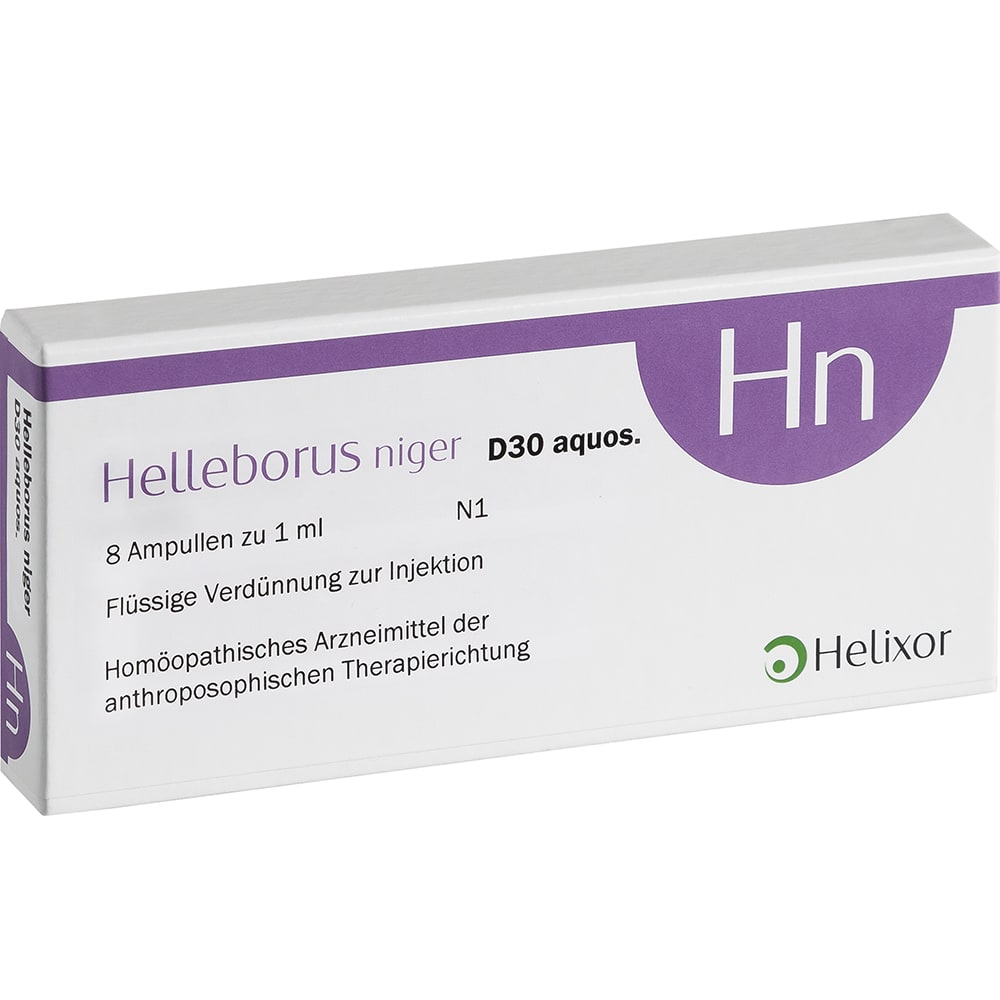 HELLEBORUS NIGER D 30 aquos.Ampullen 8 St Ampullen