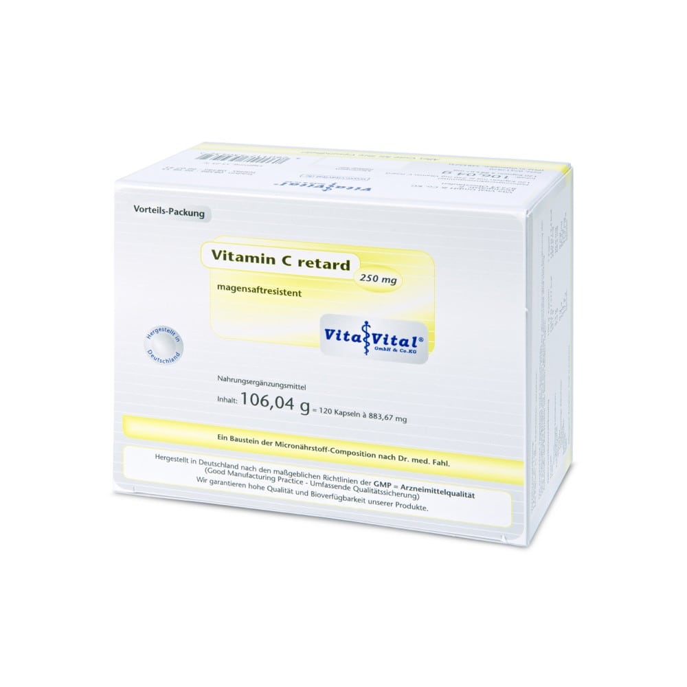 VITAMIN C RETARD 250MG 120 St Kapseln magensaftresistent
