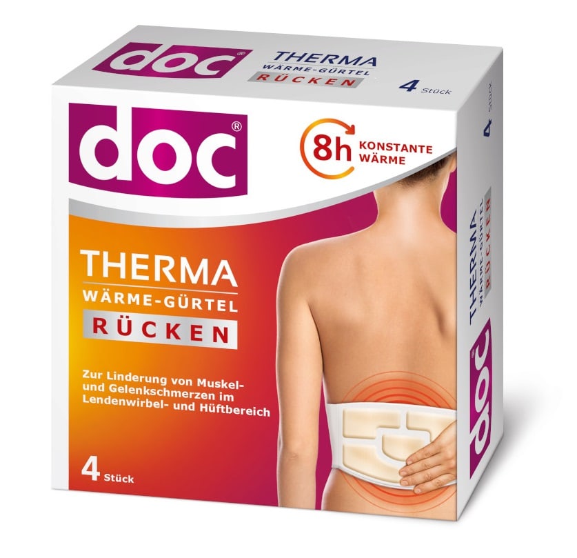 doc THERMA WÄRME-GÜRTEL RÜCKEN 4 St