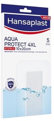 Hansaplast AQUA PROTECT 4XL STERILE 10 x 20 cm 5 St Pflaster
