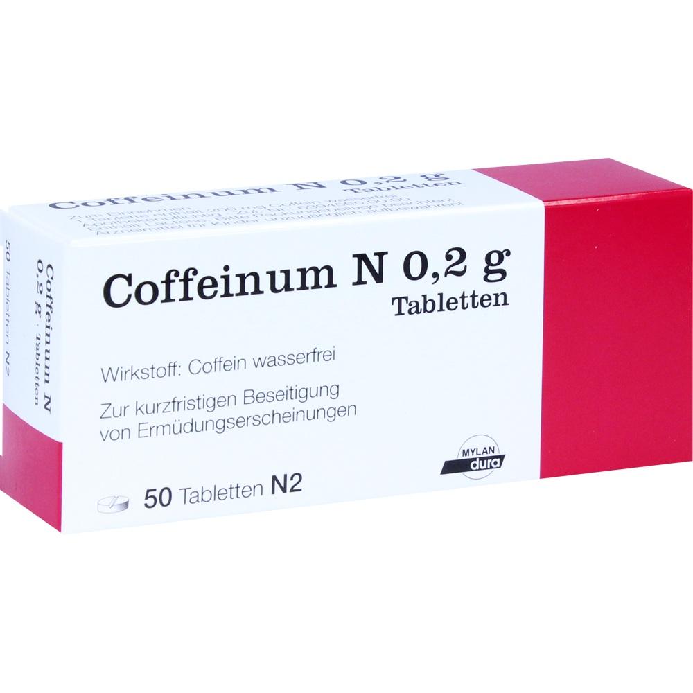 Coffeinum N 0,2g 50 St Tabletten