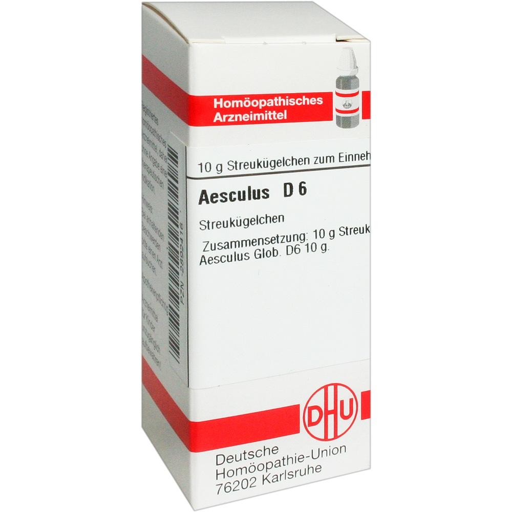 AESCULUS D 6 Globuli 10 g Globuli