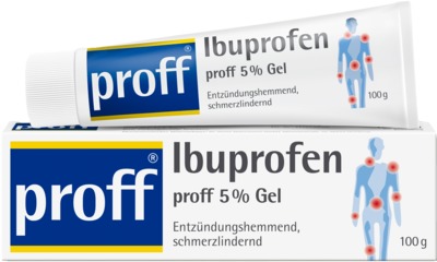 Ibuprofen proff 5% 100 g Gel
