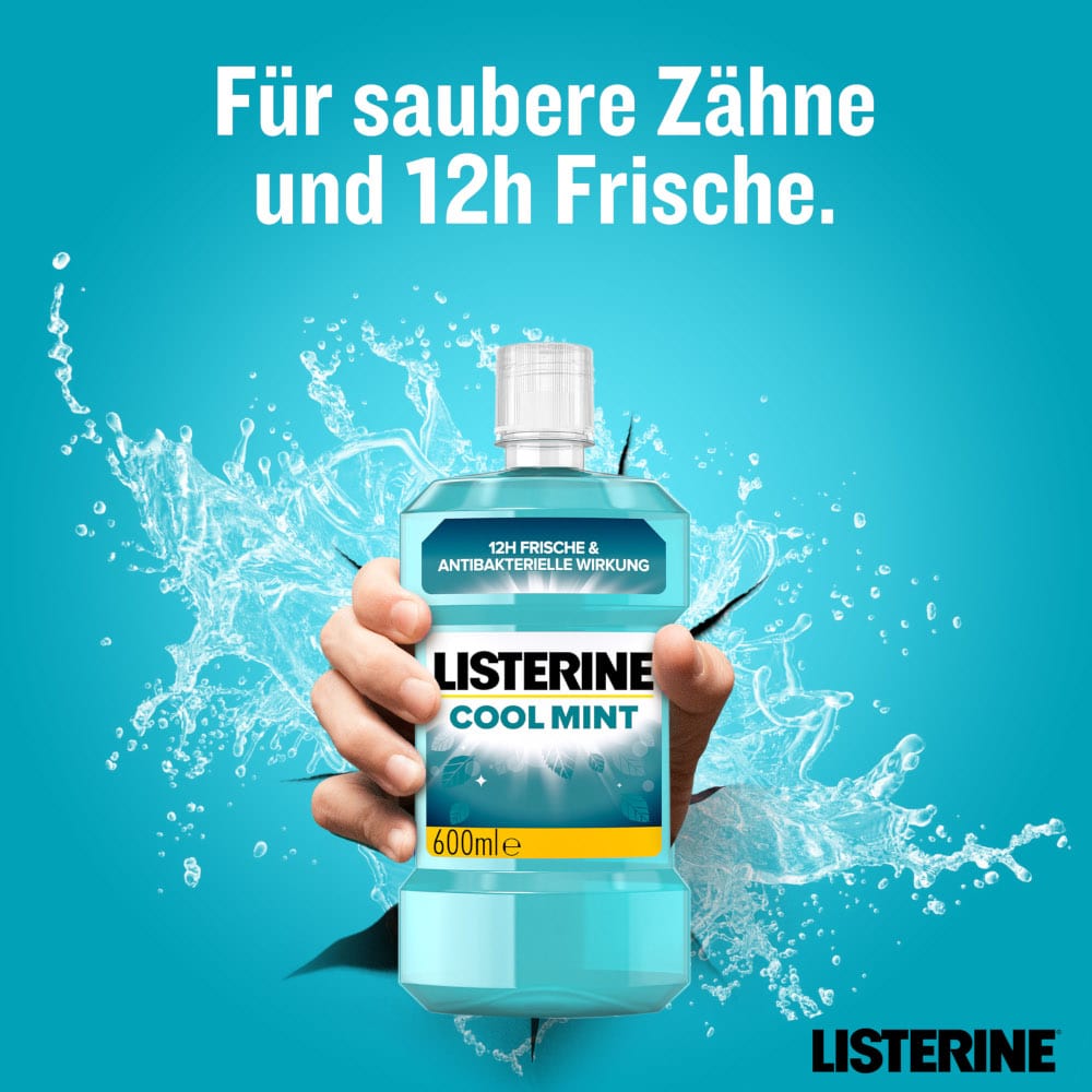LISTERINE COOL MINT 600 ml Lösung LISTERINE COOL MINT 600 ml Lösung
