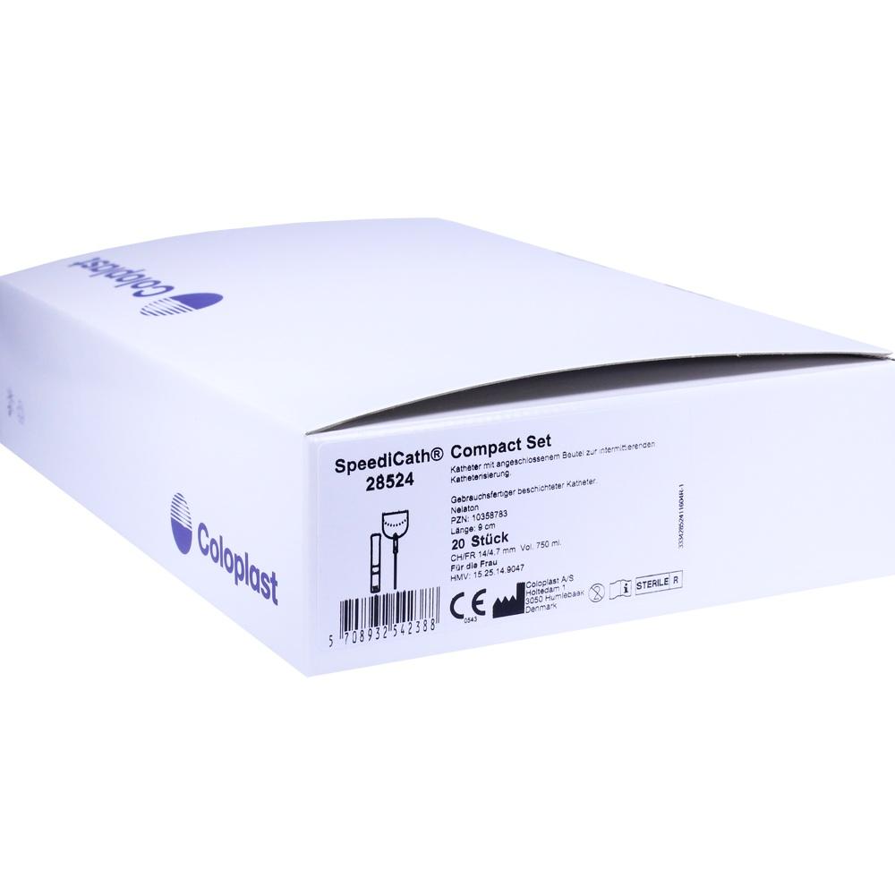 SPEEDICATH Compact Set Nelaton Ch 14 Frauen 20 St Katheter