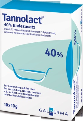 Tannolact 40% Badezusatz Beutel 10X10 g Bad
