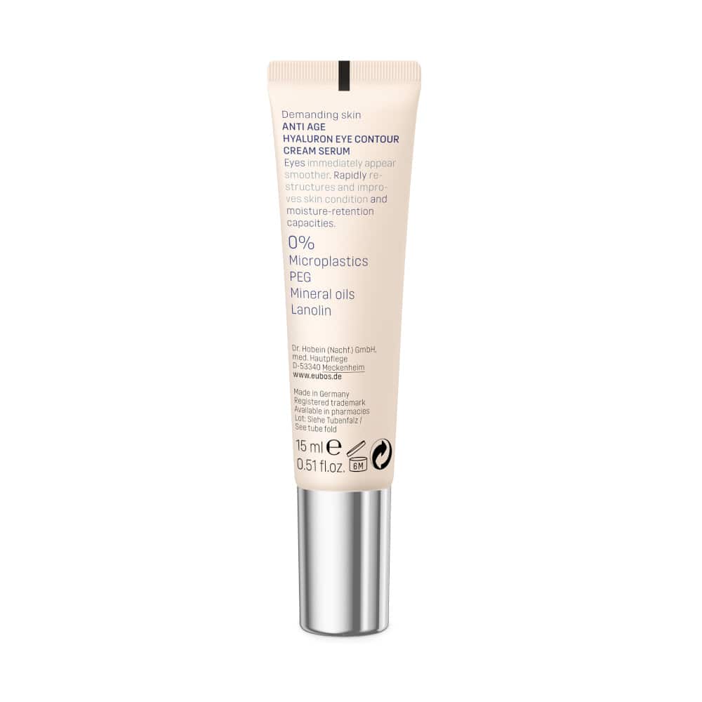 EUBOS SENSITIVE Hyaluron Augen Kontur CremeSerum 15 ml Creme