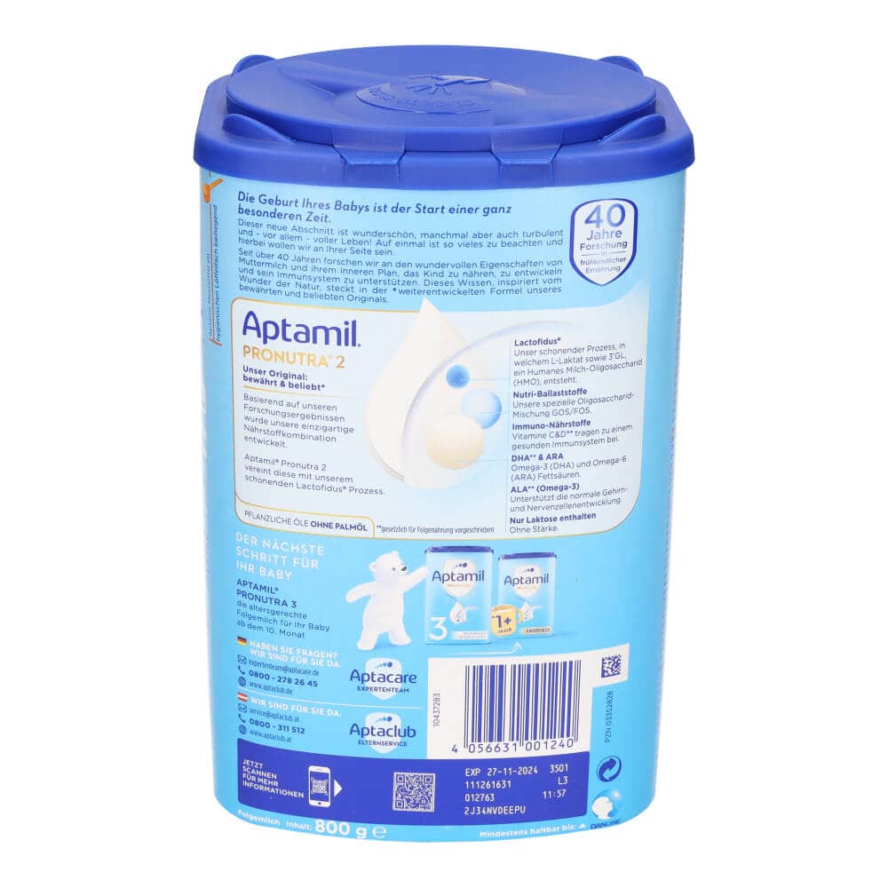 Aptamil PRONUTRA 2 FOLGEMILCH 4er Set 4X800 g Pulver