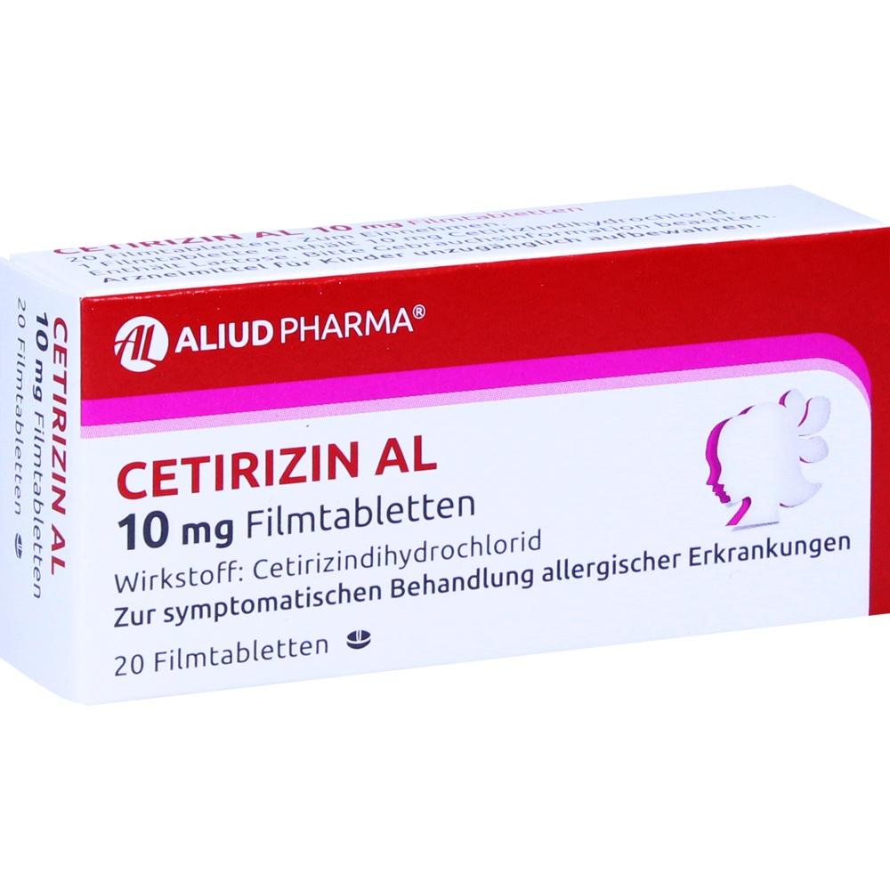 Cetirizin AL 10 mg Filmtabletten bei Heuschnupfen