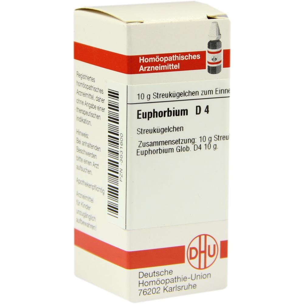 EUPHORBIUM D 4 Globuli 10 g Globuli
