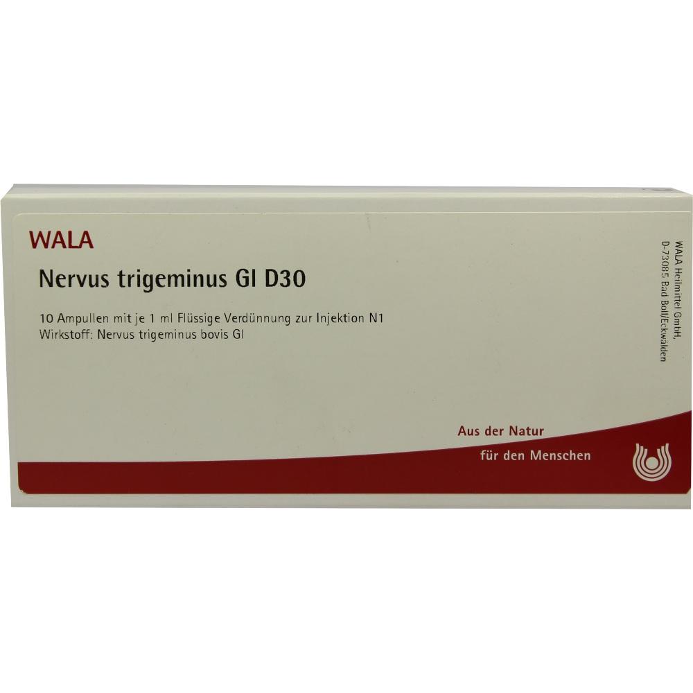 WALA Nervus trigeminus Gl D30 Ampullen 10X1 ml Ampullen