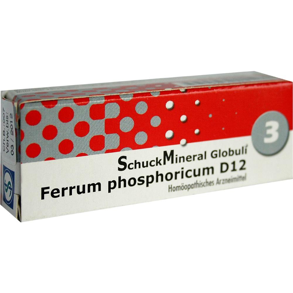 SCHUCKMINERAL Globuli 3 Ferrum phosphoricum D12 7.5 g Globuli