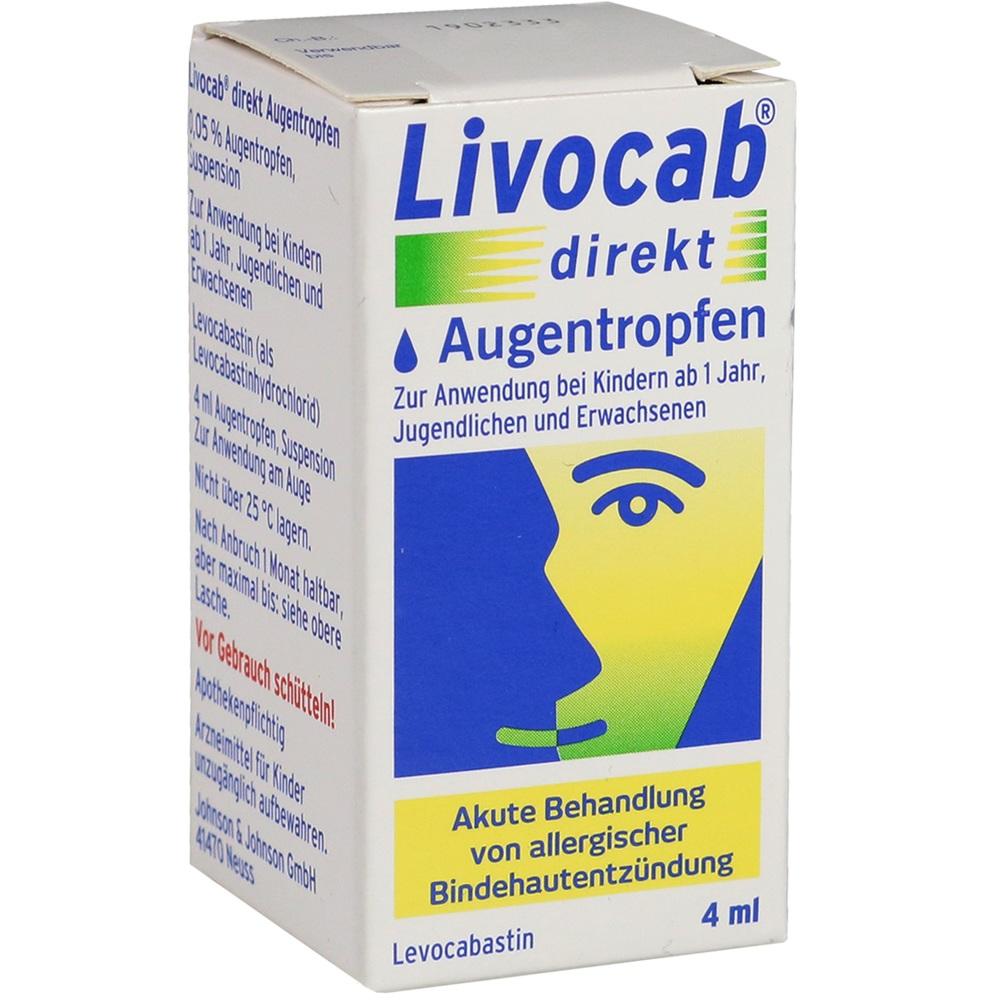Livocab direkt Augentropfen bei Heuschnupfen und anderen Allergien