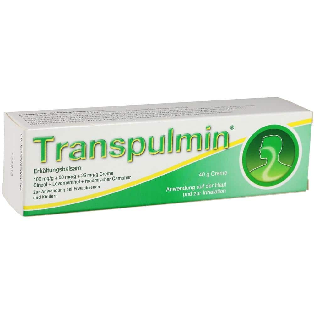 Transpulmin Erkältungsbalsam 40 g Creme