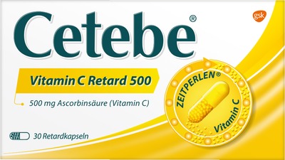 CETEBE Vitamin C 500 mg 30 St Hartkapseln