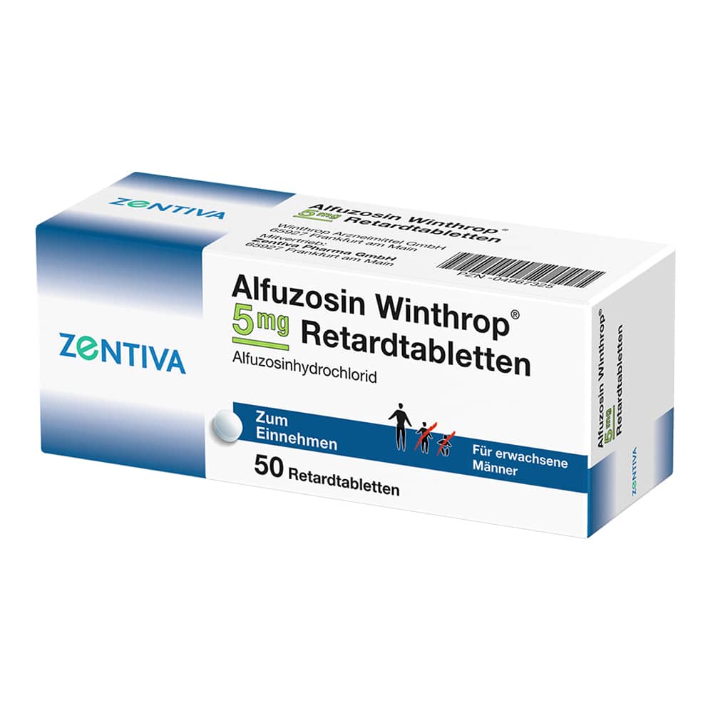 ALFUZOSIN Winthrop 5 mg Retardtabletten 50 St Retard-Tabletten