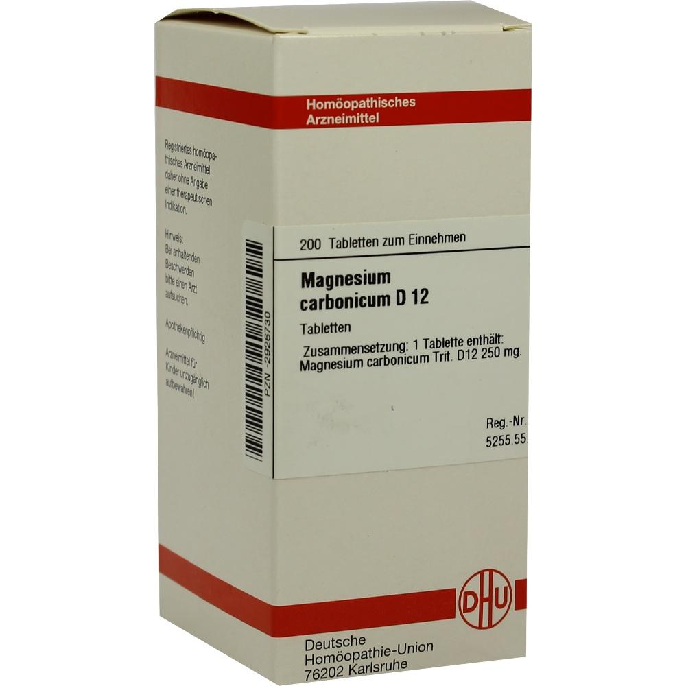 MAGNESIUM CARBONICUM D 12 Tabletten 200 St Tabletten