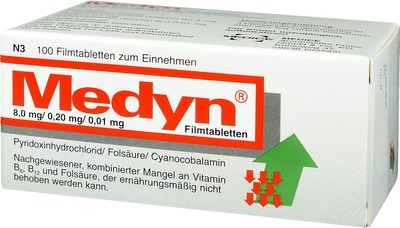 Medyn  100  bei Erschöpfung durch Vitamin-Mangel 100 St Filmtabletten