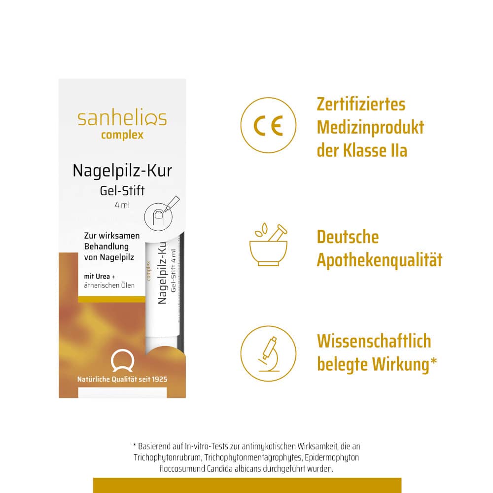 sanhelios complex Nagelpilz-Kur Gel-Stift 4 ml Lösung
