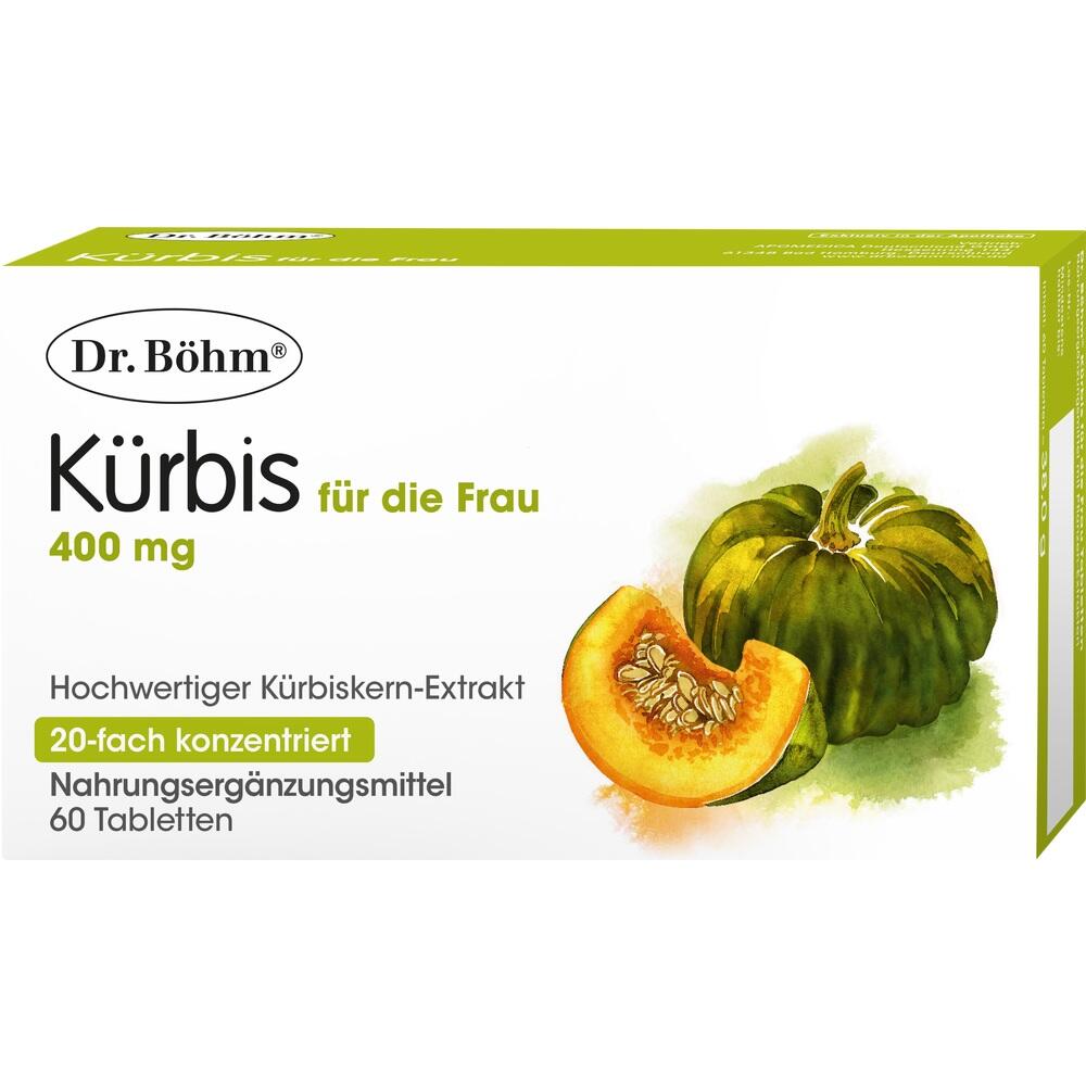 Dr. Böhm Kürbis für die Frau 400 mg 60 St Tabletten