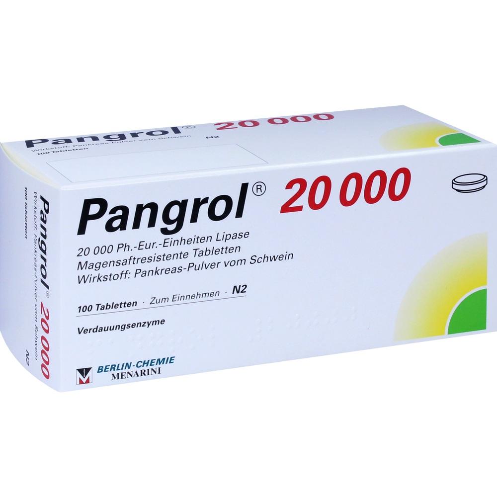 Pangrol 20000 100 St Tabletten magensaftresistent