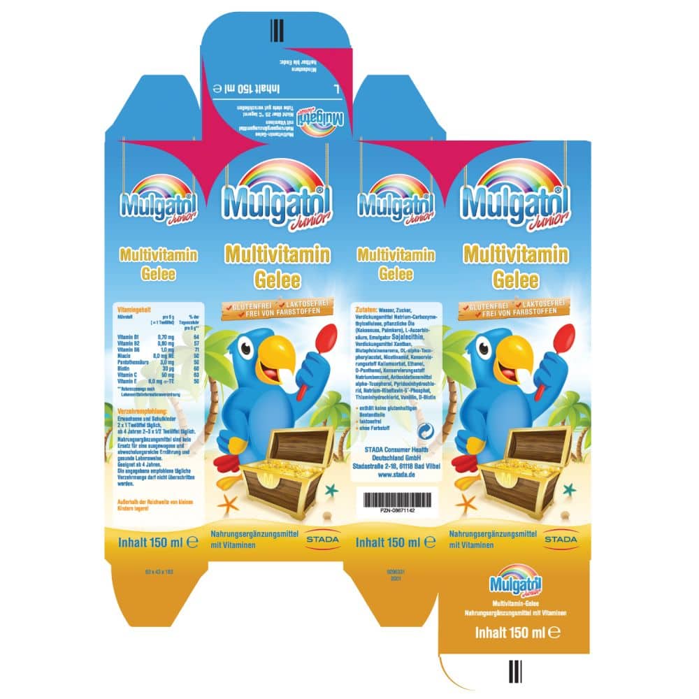 MULGATOL Junior Gel 150 ml Gel