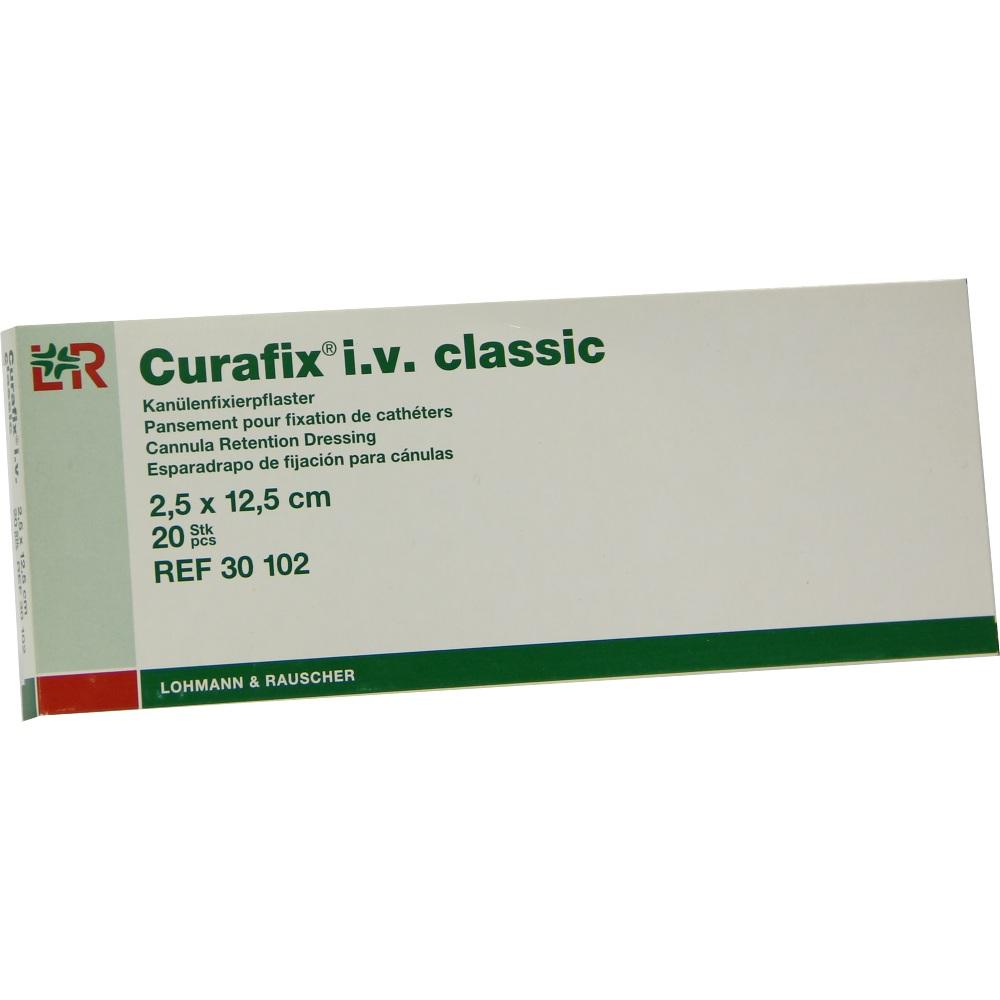 CURAFIX i.v. classic Pflaster 2,5x12,5 cm 20 St Pflaster