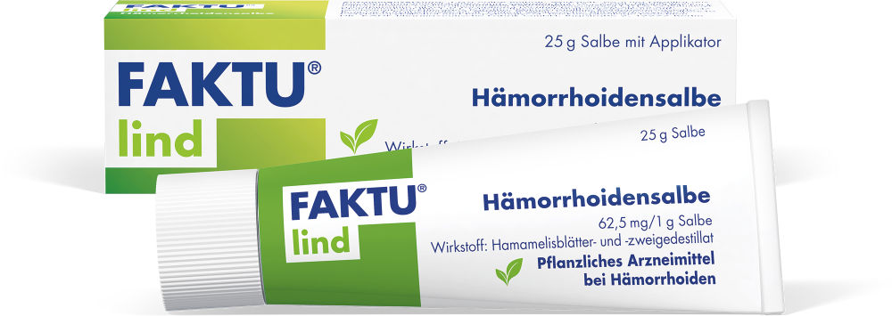 FAKTU lind Hämorrhoidensalbe 25 g Salbe