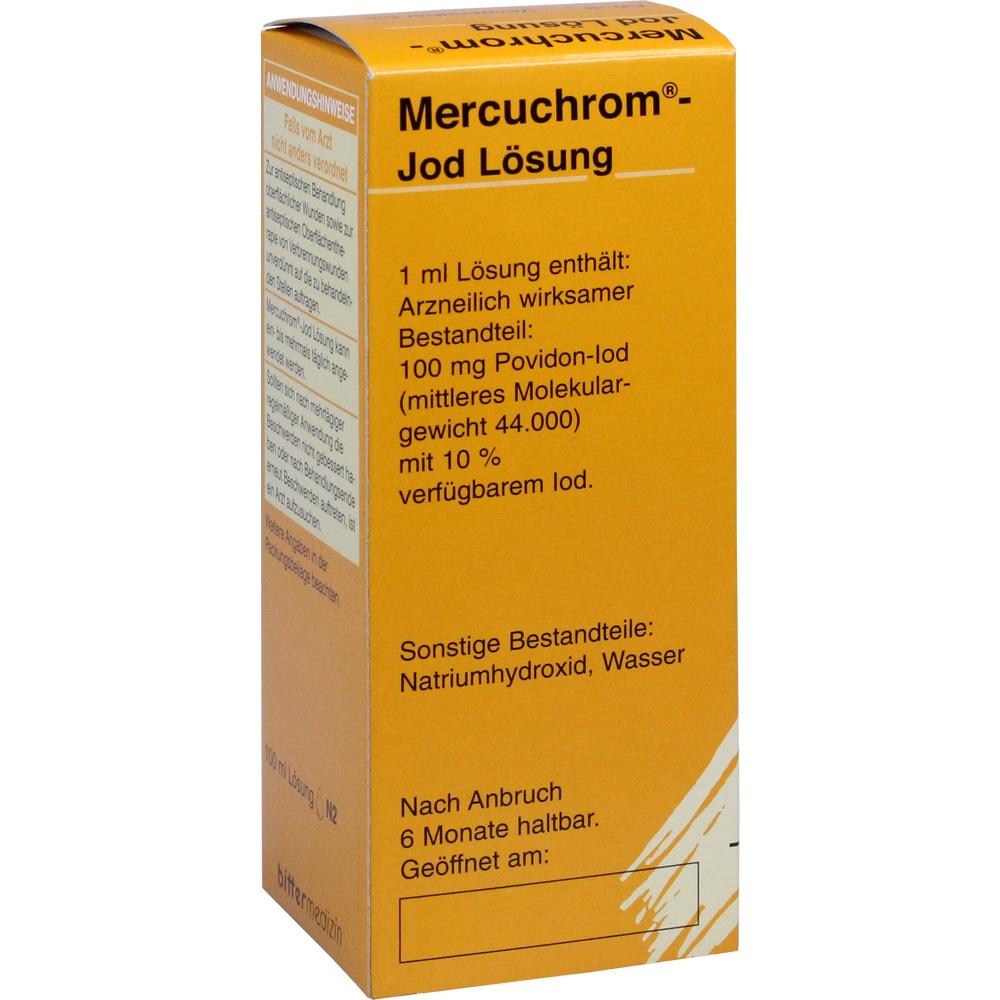 MERCUCHROM Jod Lösung 100 ml Lösung