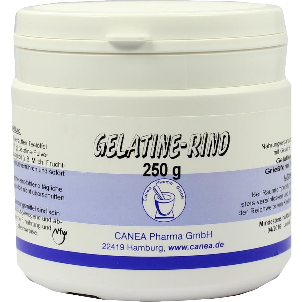 Gelatine RIND Pulver Dose 250 g 250 g Pulver